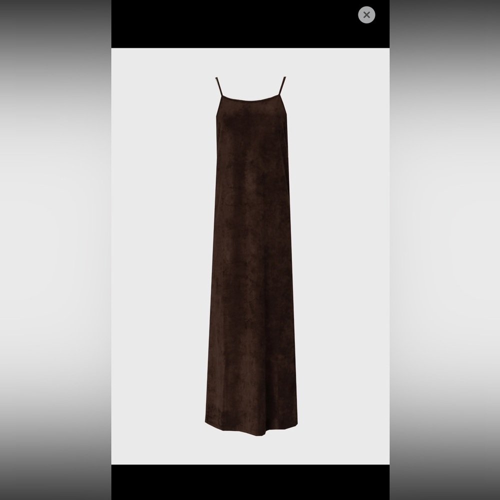 Elegant Brown Maxi Dress